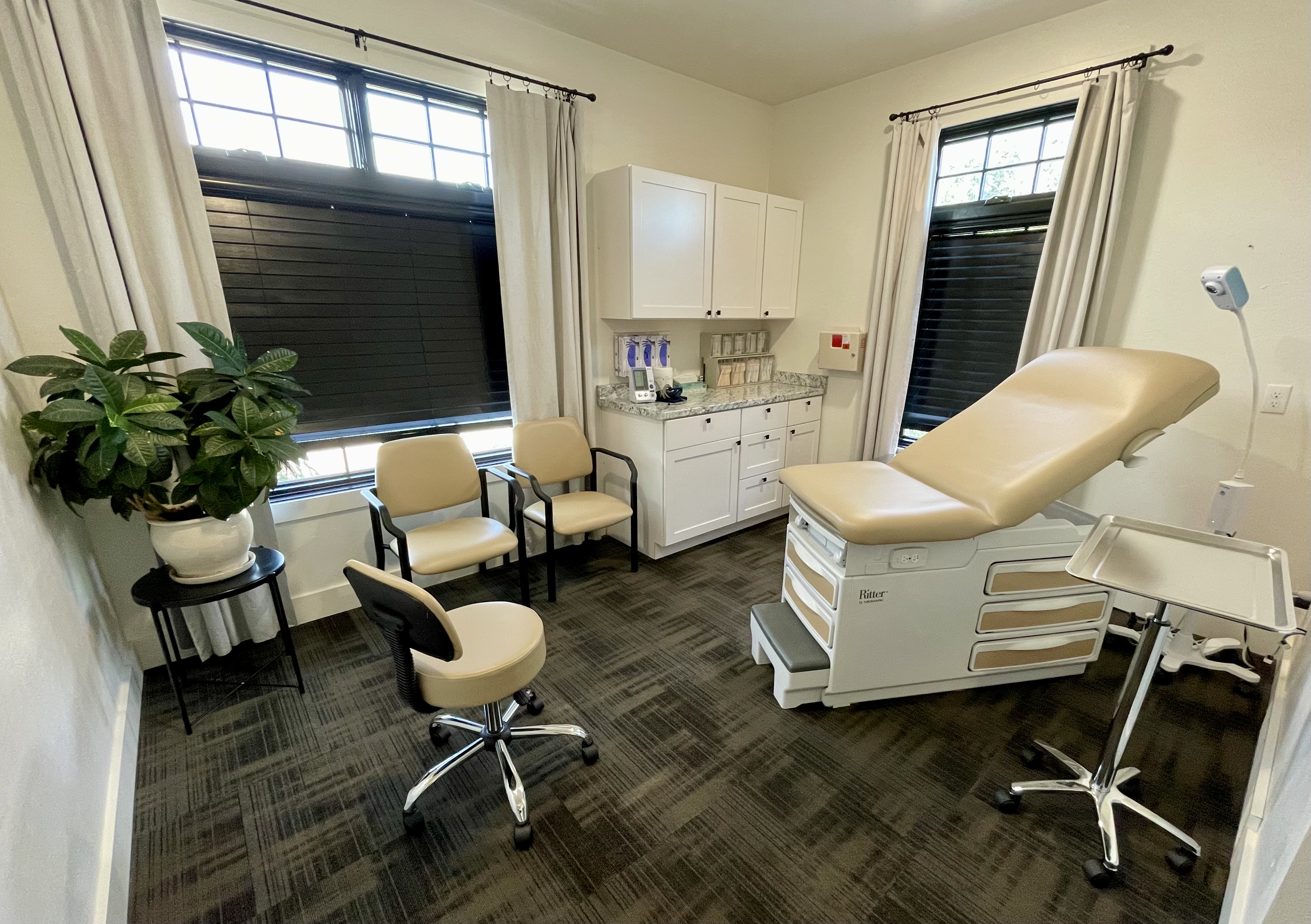 Medical exam room at the Wyoming Clinic of Integrated Health