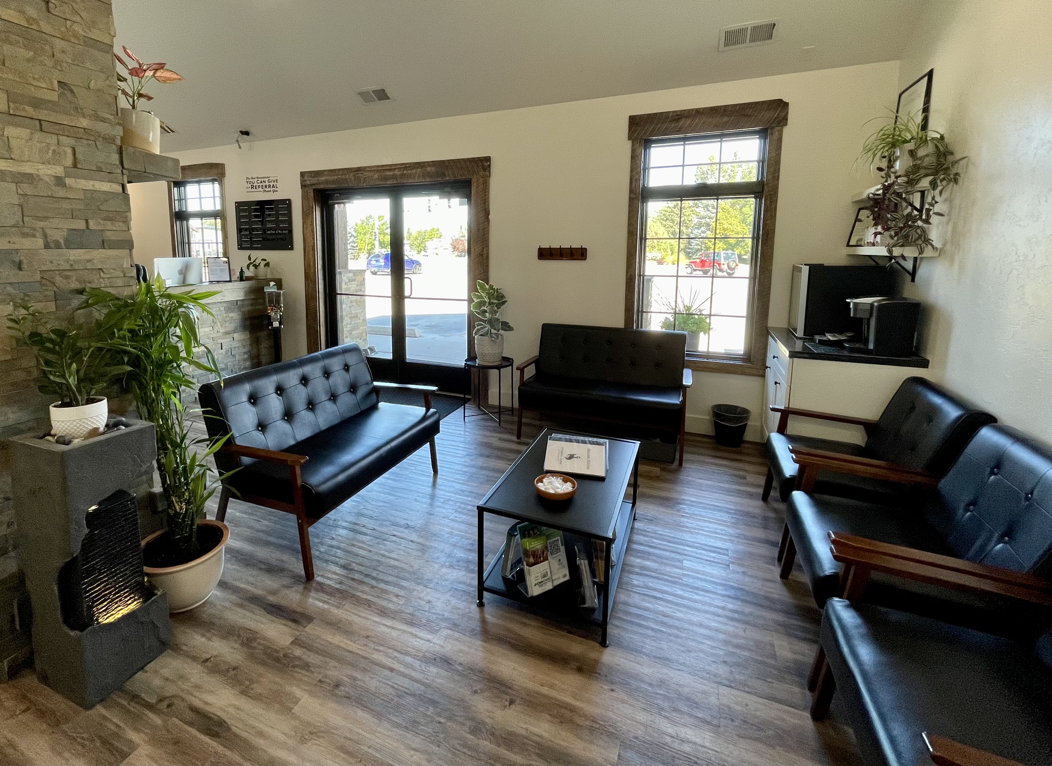 Waiting area at the Wyoming Clinic of Integrated Health